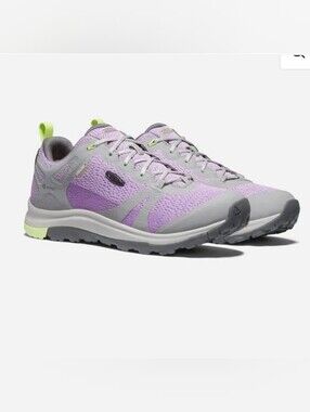 KEEN Terradora II Waterproof Hiking Shoes In Drizzle/African Violet Size 7.5